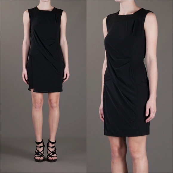 Helmut Lang Dresses & Skirts - Helmut Lang Slink Seam Square Neck Dress